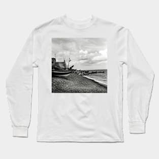 The beach at Sheringham, Norfolk, UK Long Sleeve T-Shirt